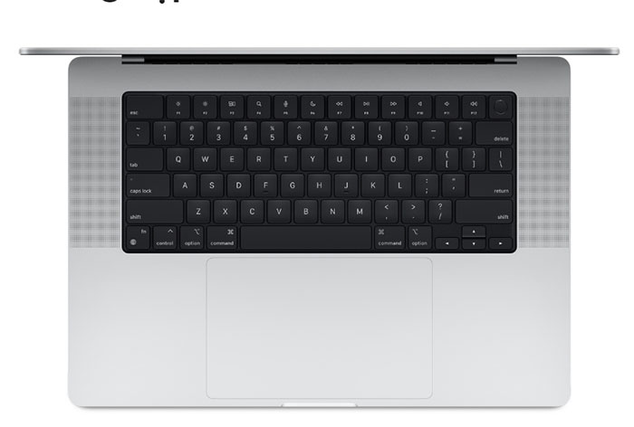 Bàn phím mới trên MacBook Pro M1 2021 14” đem lại cảm giác gõ nhẹ nhàng và êm ái hơn