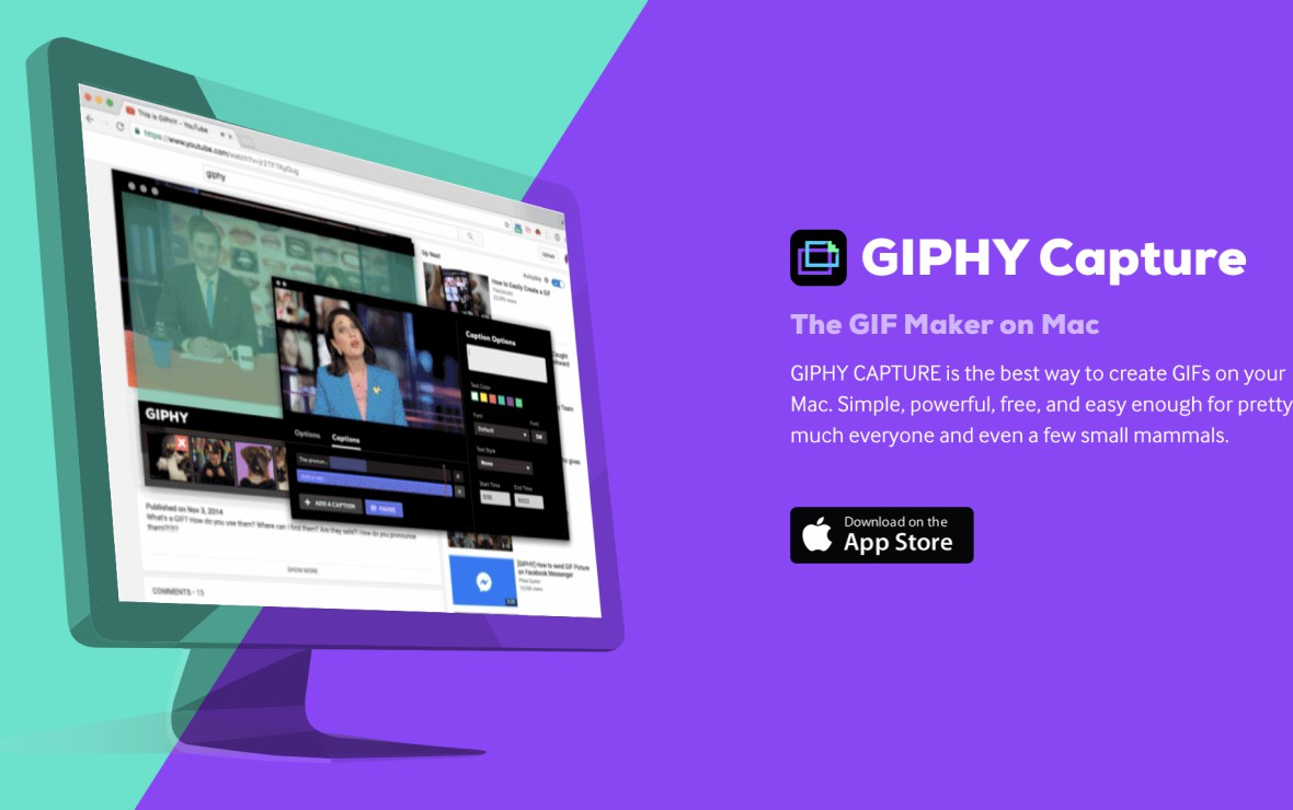 Giphy Capture là phần mềm chuyên dụng để khởi tạo ảnh động