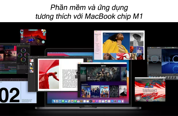 Các phần mềm và ứng dụng tương thích với MacBook chip M1 mới Apple