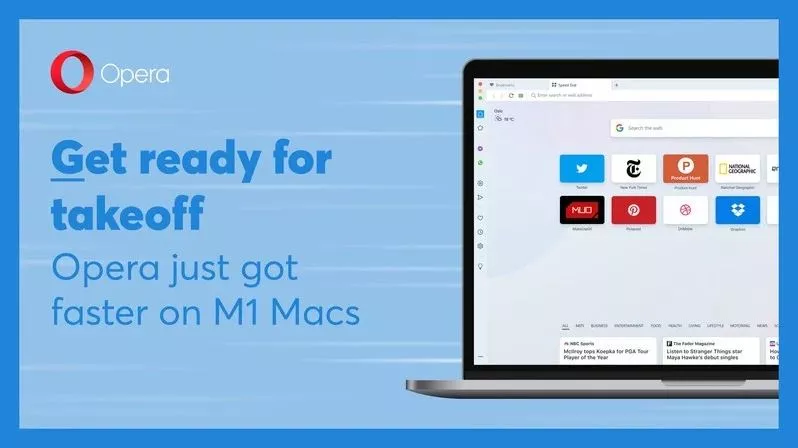 Opera dành cho Mac được hỗ trợ M1 nhanh hơn cùng các phím tắt tùy chỉnh mới