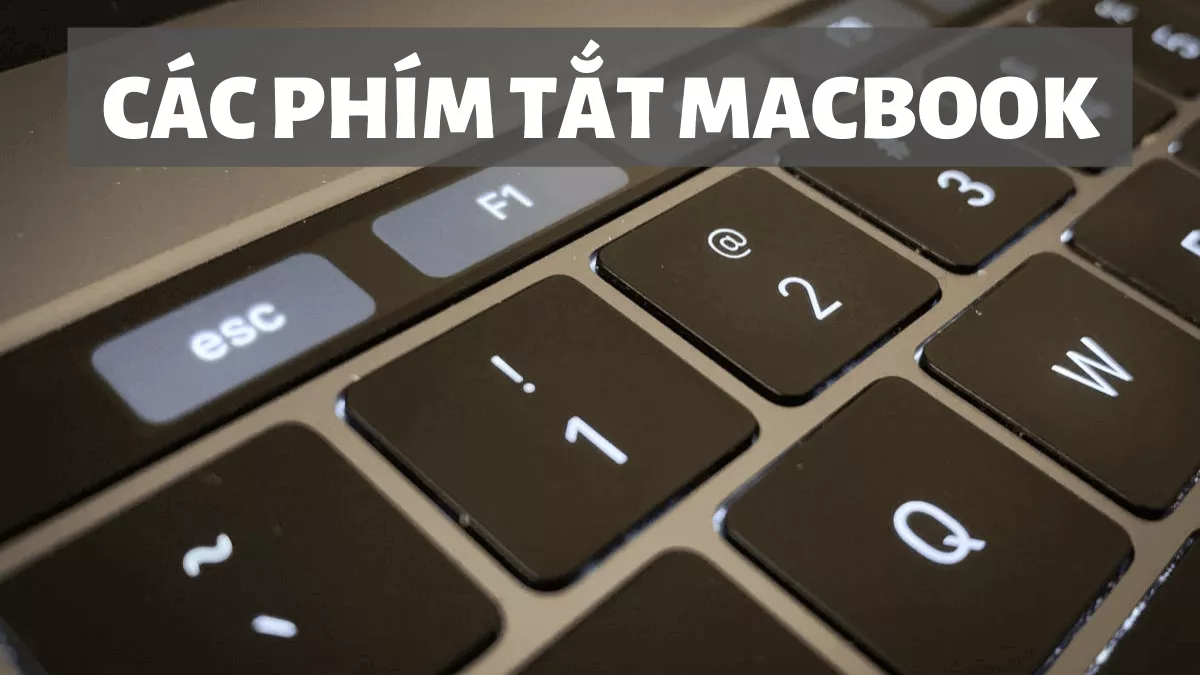 7 phím tắt thông dụng trên MacBook cho người mới sử dụng!