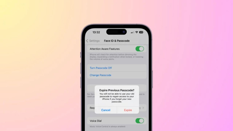 iOS 17 cho phép người dùng thay đổi mật khẩu cũ trong 3 ngày 