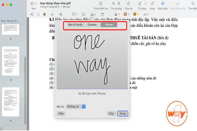 Chỉ mất 3s để chèn chữ ký vào file PDF trên MacBook với cách này