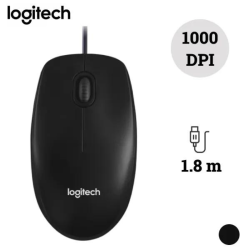 Chuột có dây Logitech B100