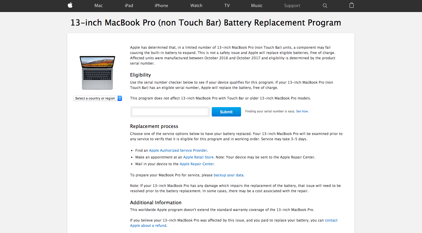 2017 macbook pro screen replacement cost