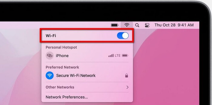 Ghép nối MacBook với iPhone bằng điểm phát sóng di động