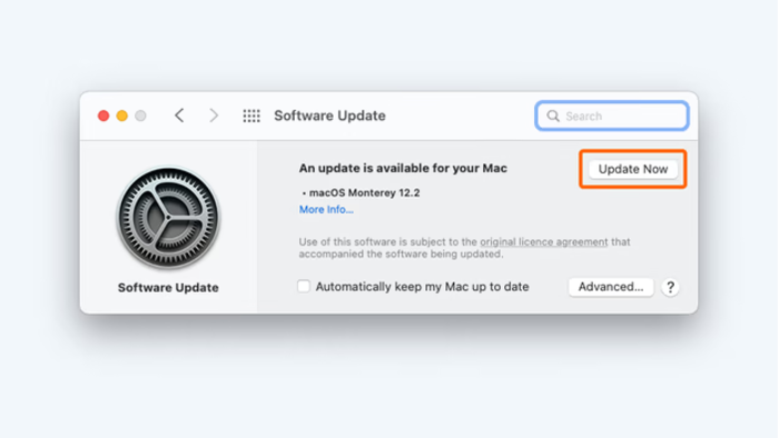Update MacBook Pro lên phiên bản macOS mới nhất hiện hành