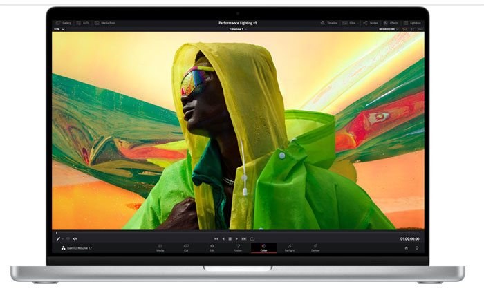 Tất cả hình ảnh, video hiển thị trên MacBook Pro M1 2021 14” đều vô cùng chân thực và sắc nét