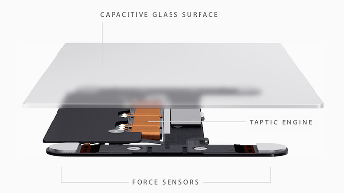 MacBook Pro M2 2022 13 inch được trang bị bàn di chuột Force Touch cảm biến xúc giác