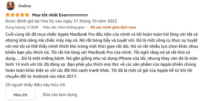MacBook Pro M1 2021 14”
