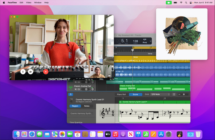 MacBook Air M2 gây ấn tượng mạnh với webcam HD 1080p FaceTime