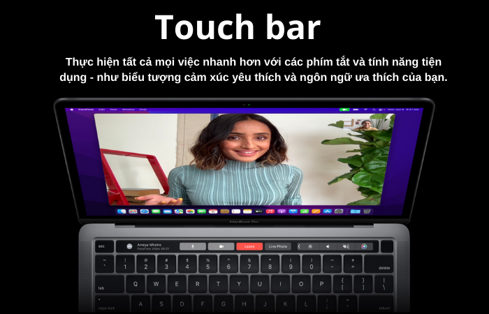 Touch Bar được cải tiến để thông minh hơn trên MacBook Pro M2