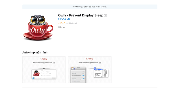 Tải ứng dụng Owly về MacBook