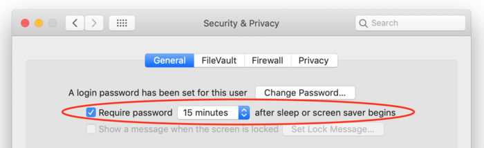 Cài đặt mật khẩu để bảo mật MacBook