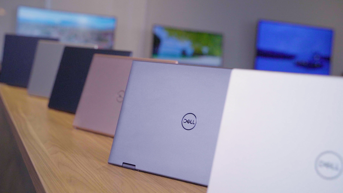 Laptop Dell đa dạng màu cho bạn lựa chọn