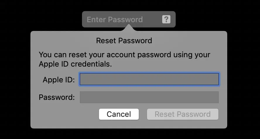Nhập mật khẩu Apple ID tại ô đầu tiên