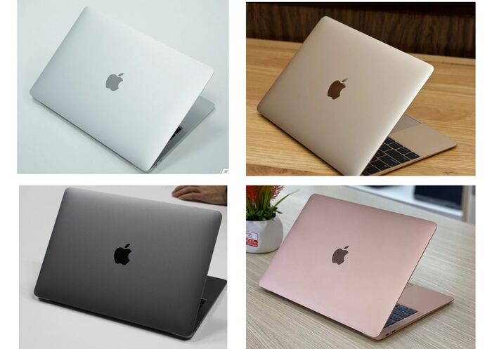 Tổng hợp 4 màu MacBook hiện nay