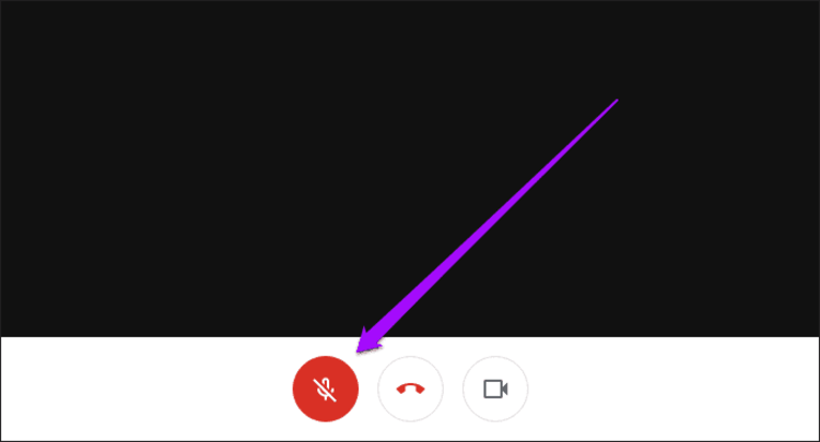 Nhấp vào biểu tượng Micro để tắt mic trong Google Meet