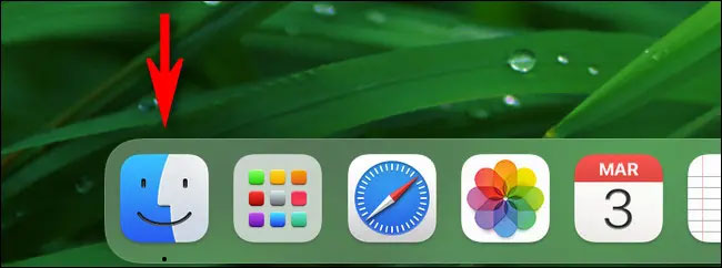 Bạn mở ứng dụng Finder trên thanh công cụ Dock