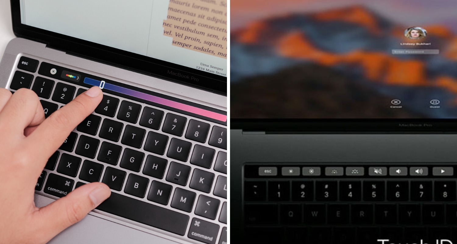 Thanh Touch Bar trên MacBook Pro M2 đã được loại bỏ trên MacBook Pro M3