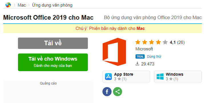 Bạn truy cập vào Microsoft Office 2019