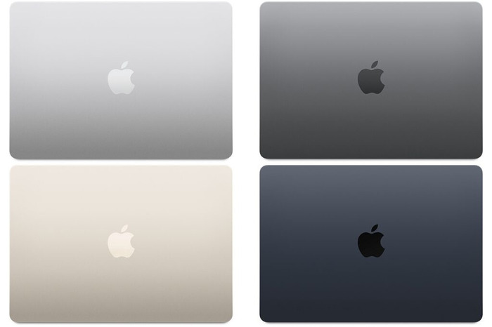 Bên cạnh màu Silver, MacBook Air M2 còn 3 màu sắc độc đáo khác
