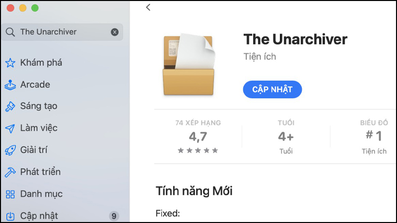 Tải về ứng dụng The Unarchiver trên App Store