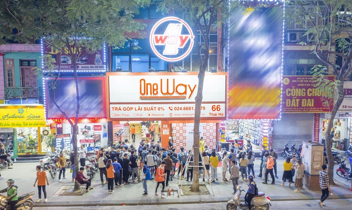 Oneway là một trong những những đại lý phân phối chính hãng được giới trẻ Hà Nội và TP Hồ Chí Minh yêu thích