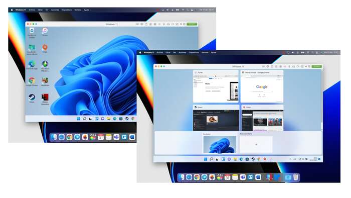 Các ứng dụng được tải về khi cài win trên MacBook M1 có hiệu suất sử dụng tốt