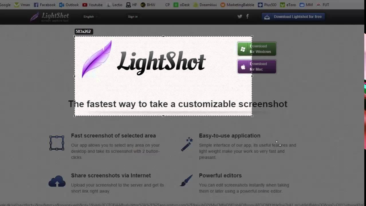 Lightshot sở hữu nhiều công cụ giúp bạn  có thể chỉnh ảnh một cách nhanh chóng và dễ dàng