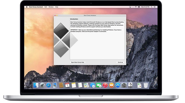 Bootcamp là một phần mềm trên MacBook cho phép người dùng chạy hệ điều hành giả lập