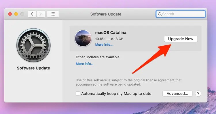 Hãy đảm bảo MacBook của bạn được cập nhật hệ điều hành mới nhất