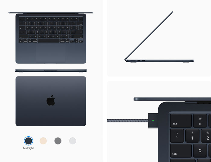 MacBook Air M2 chỉ dày 11.3 mm