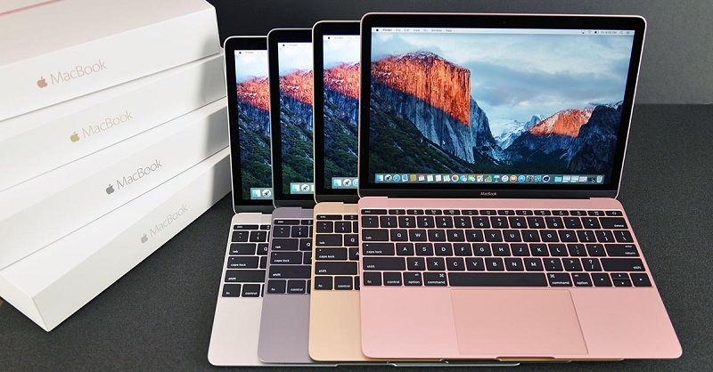MacBook 12 inch với 4 gam màu cơ bản phù hợp với tất cả các đối tượng khách hàng