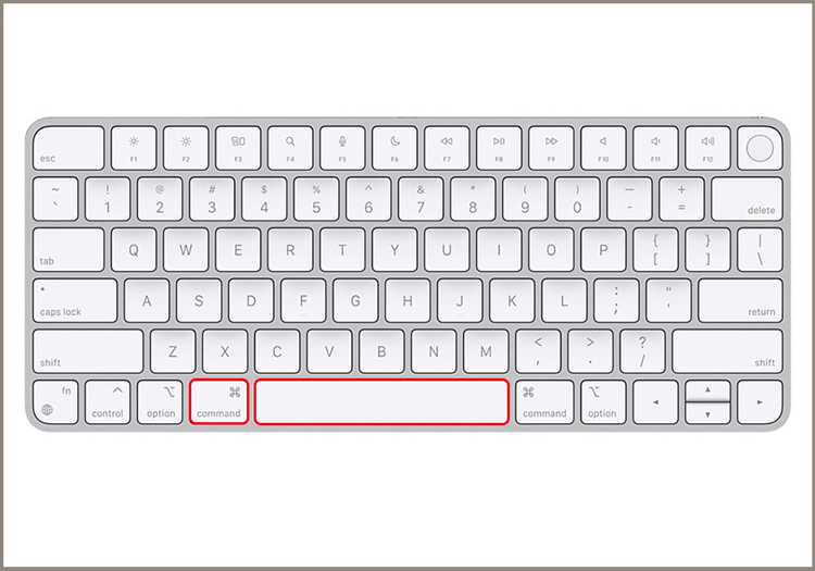 Mở Spotlight bằng cách nhấn tổ hợp phím “Command + Space”