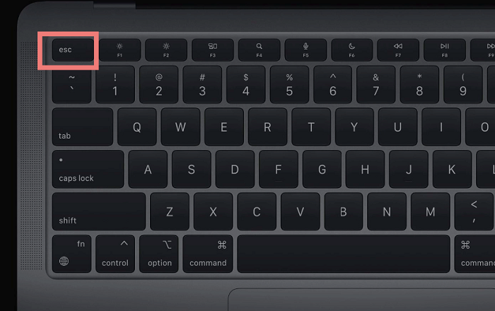Nhấn phím esc góc trên cùng bên trái bàn phím để thoát khỏi toàn màn hình