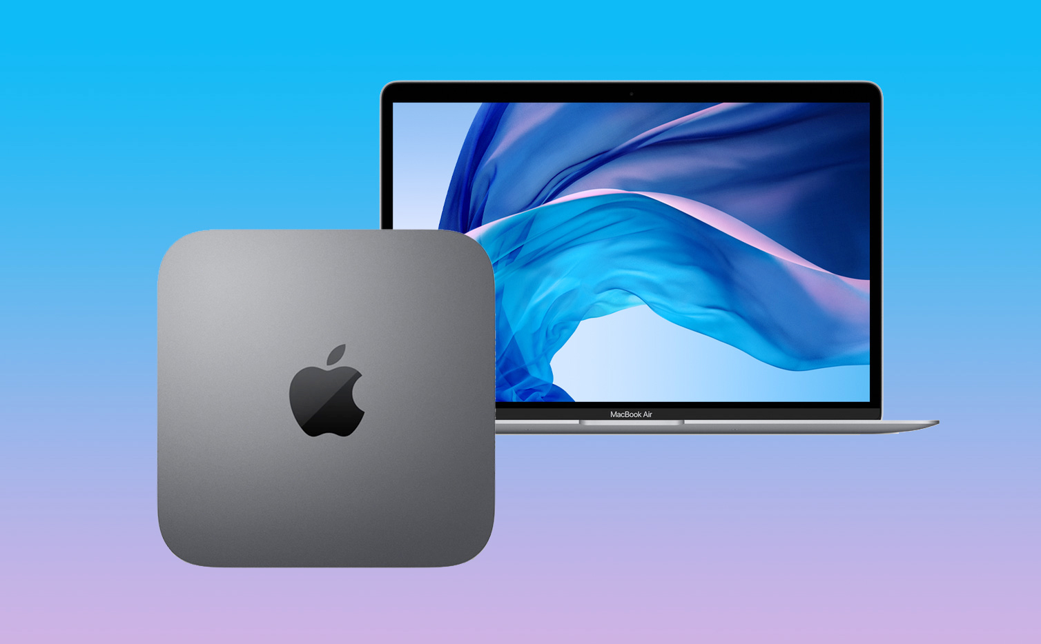 MacBook Air có khả năng di động cao còn Mac Mini thì không thể