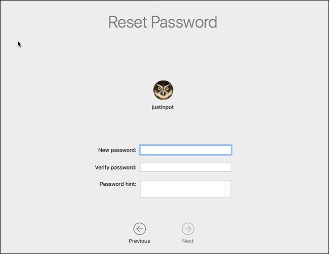 Tiến hành thay đổi mật khẩu bằng cách nhập vào 3 ô trống