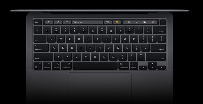 Tính năng đặc biệt của đèn bàn phím MacBook Pro M2