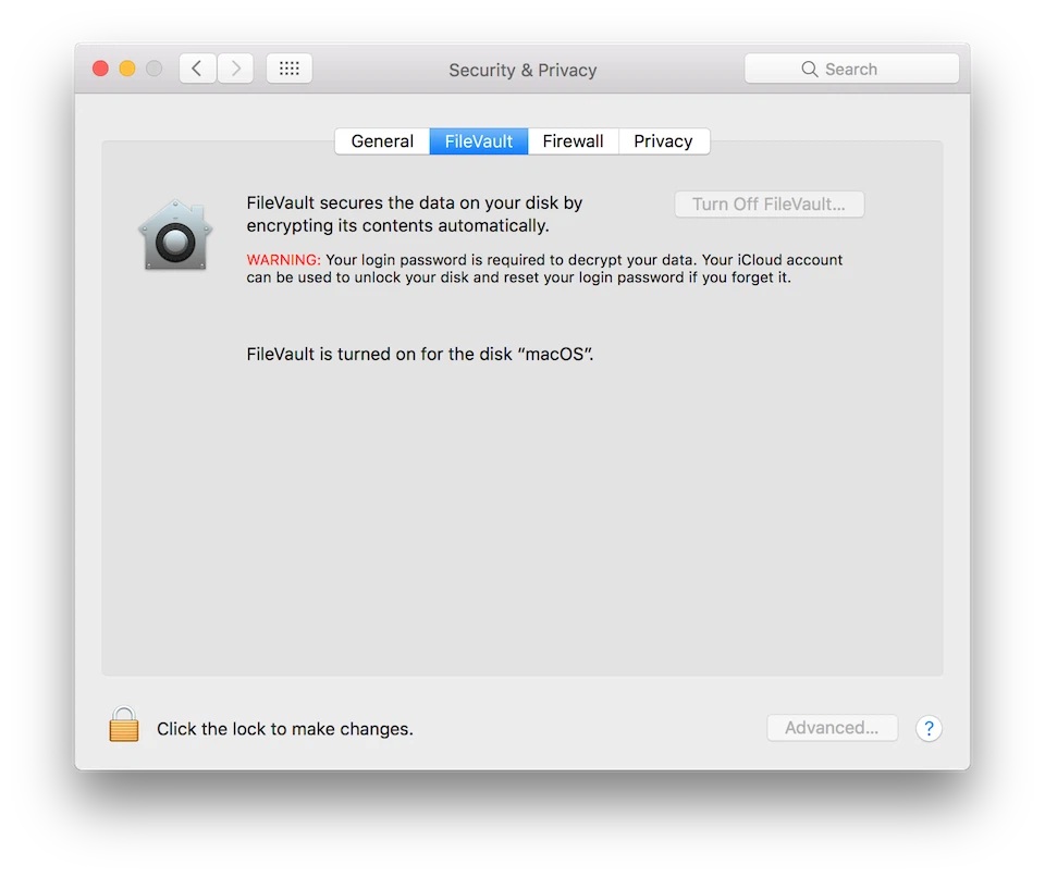 Filevault là một công cụ tăng cường bảo mật tuy nhiên nó lại khiến MacBook bị giật, lag